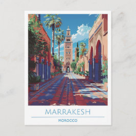 Marrakesh Marokko Reizen Briefkaart