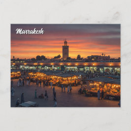 Marrakesh Marokko Reizen Briefkaart