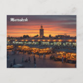 Marrakesh Marokko Reizen Briefkaart (Voorkant)