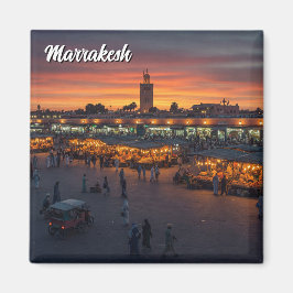 Marrakesh Marokko Reizen Magneet