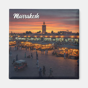 Marrakesh Marokko Reizen Magneet