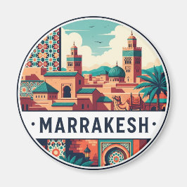Marrakesh Marokko Reizen Magneet