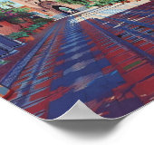 Marrakesh Marokko Reizen Poster (Hoek)