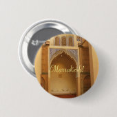 Marrakesh, Marokko Ronde Button 5,7 Cm (Voorkant /achterkant)