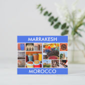 marrakesh marokko scènes briefkaart (Staand voorkant)