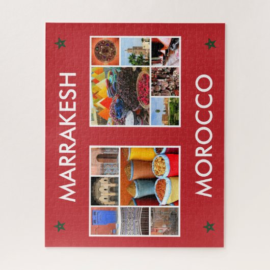 marrakesh marokko scènes legpuzzel (Verticaal)