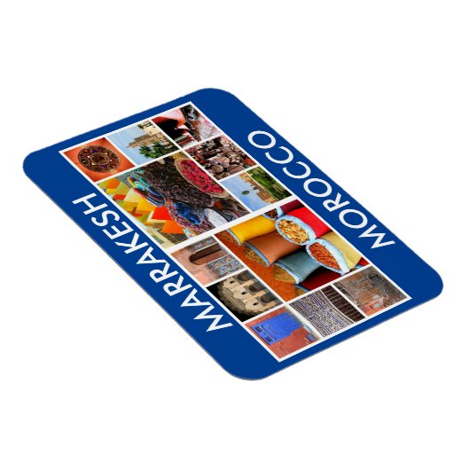 marrakesh marokko scènes magneet (Rechterzijde)