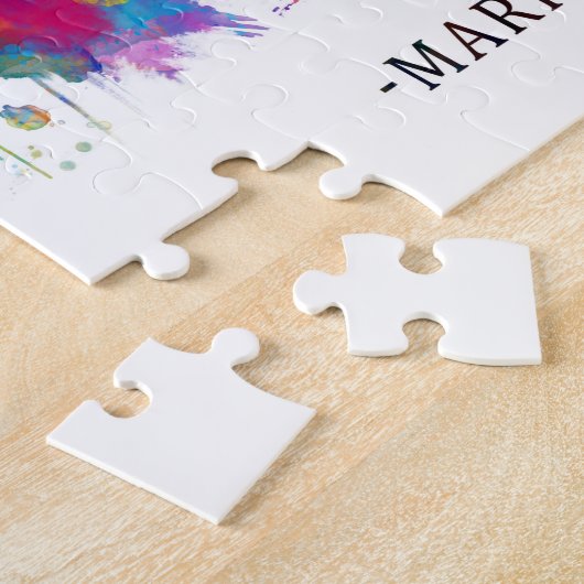 Marrakesh Marokko Skyline Legpuzzel (Zijkant)