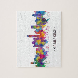 Marrakesh Marokko Skyline Legpuzzel