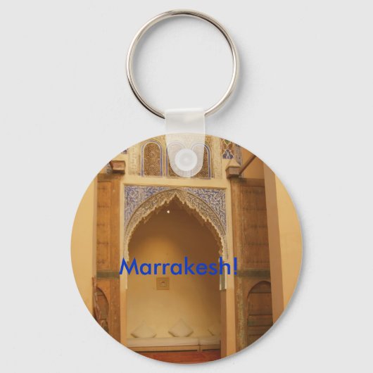 Marrakesh, Marokko Sleutelhanger (Voorkant)