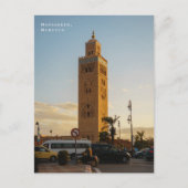 Marrakesh Marokko Stadsstemming Straatscène Briefkaart (Voorkant)