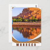 Marrakesh, Marokko Trip Verrassing Cadeauticket -  Briefkaart (Voorkant / Achterkant)