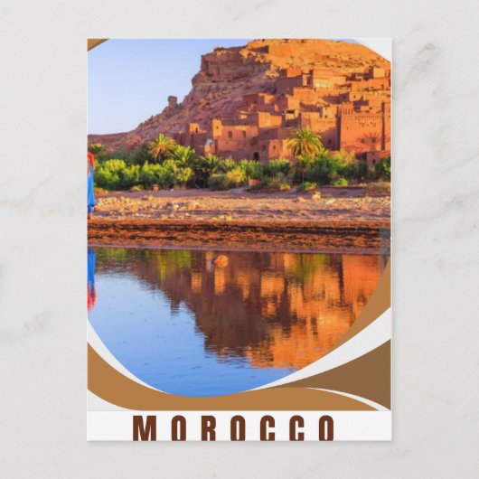 Marrakesh, Marokko Trip Verrassing Cadeauticket -  Briefkaart (Voorkant)