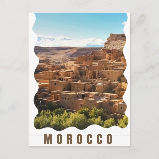 Marrakesh, Marokko Trip Verrassing Cadeauticket - Briefkaart (Voorkant)
