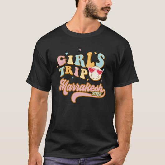 Marrakesh Meisjes Reis 2023 Studenten Vrouwen Maro T-shirt (Voorkant)