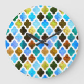 Marrakesh Moroccan Green Grote Klok (Voorkant)