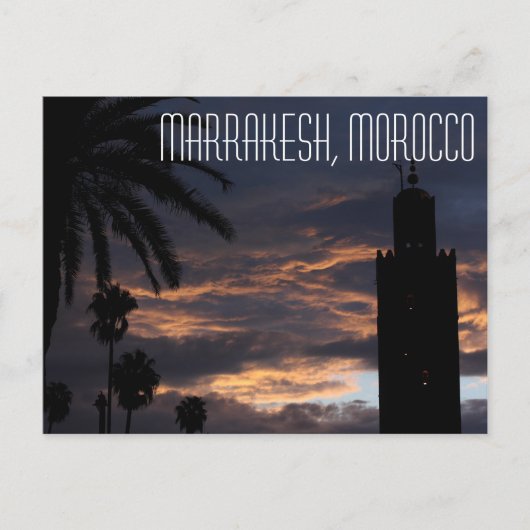 Marrakesh, Morocco Postcard Briefkaart (Voorkant)