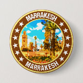 Marrakesh Ronde Button 7,6 Cm (Voorkant)