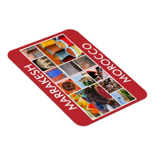 marrakesh scènes magneet (Rechterzijde)