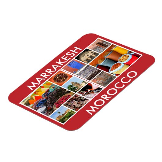 marrakesh scènes magneet (Linkerzijde)