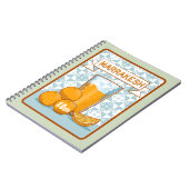 MARRAKESH Sinaasappel Juice Retro Poster Notitieboek (Linkerzijde)