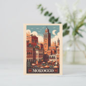 Marrakesh stad Marokkaanse sfeer cadeaus Briefkaart (Staand voorkant)