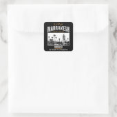 Marrakesh Vierkante Sticker (Tas)