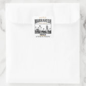 Marrakesh Vierkante Sticker (Tas)