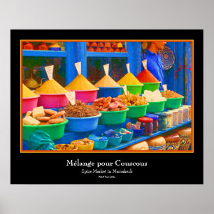 Marrakesj - Mélange pour couscous Poster