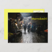 Marrakessoep in Marokko Briefkaart (Voorkant / Achterkant)
