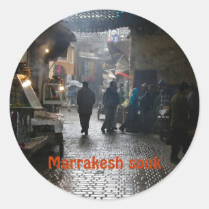 Marrakessoep in Marokko Ronde Sticker