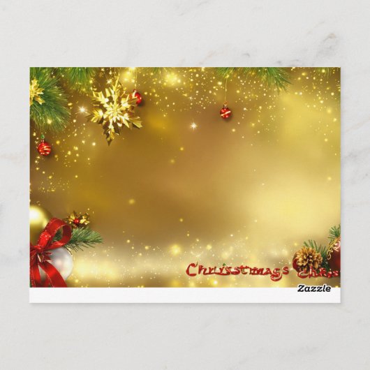 Marri kerstkaart briefkaart (Achterkant)