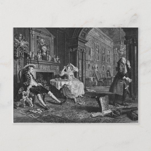 Marriage a la Mode Briefkaart (Voorkant)