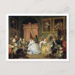 Marriage a la Mode: IV, The Toilette, c.1743 (oil) Briefkaart