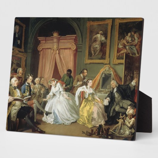 Marriage a la Mode: IV, The Toilette, c.1743 (oil) Fotoplaat (Zijkant)