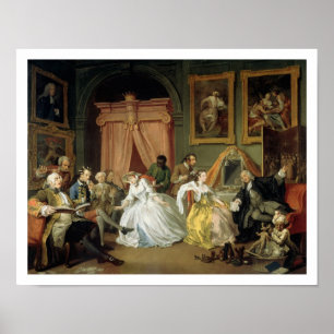Marriage a la Mode: IV, The Toilette, c.1743 (oil) Poster