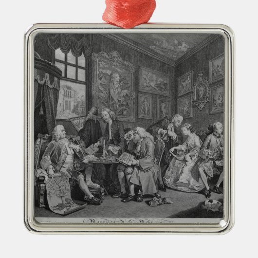 Marriage a la Mode Metalen Ornament (Voorkant)