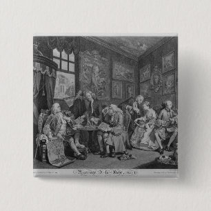 Marriage a la Mode Vierkante Button 5,1 Cm