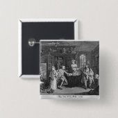 Marriage a la Mode Vierkante Button 5,1 Cm (Voorkant /achterkant)