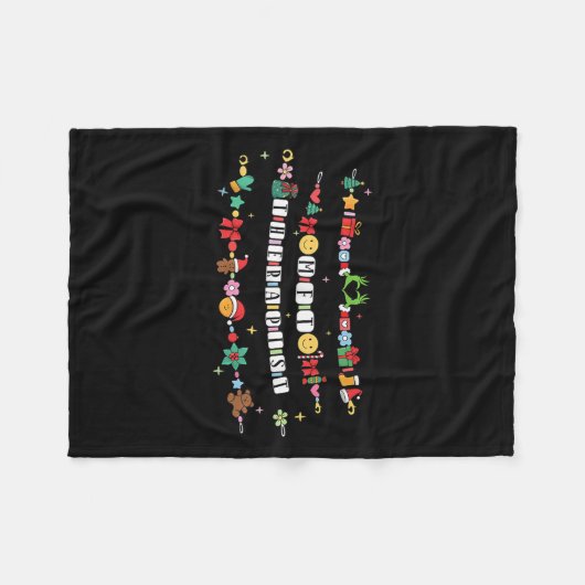 Marriage And Family Therast Bracelet Christmas Fri Fleece Deken (Voorkant (Horizontaal))