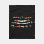 Marriage And Family Therast Bracelet Christmas Fri Fleece Deken (Voorkant)