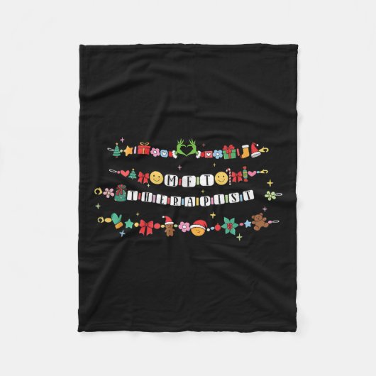 Marriage And Family Therast Bracelet Christmas Fri Fleece Deken (Voorkant)