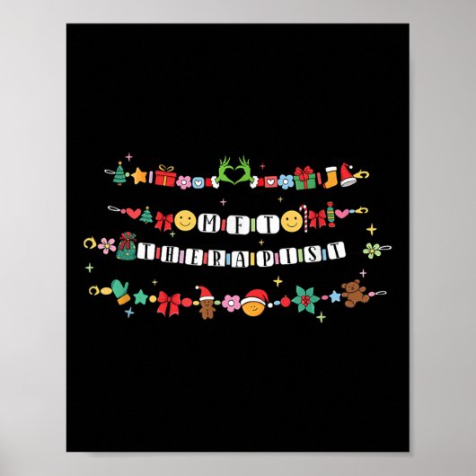 Marriage And Family Therast Bracelet Christmas Fri Poster (Voorkant)