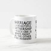 Marriage Argument Funny Mug Koffiemok (Voorkant links)