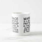 Marriage Argument Funny Mug Koffiemok (Center)