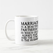 Marriage Argument Funny Mug Koffiemok (Links)