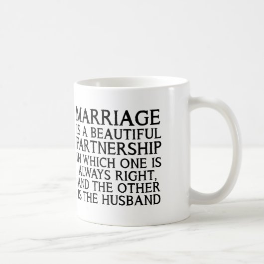 Marriage Argument Funny Mug Koffiemok (Rechts)
