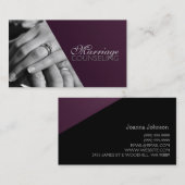 Marriage counseling, Therapist, Therapy Coach Visitekaartje (Voorkant / Achterkant)