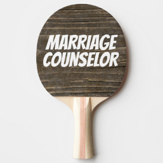 MARRIAGE COUNSELOR FAUX WOOD SPANNING NEW TAFELTENNISBATJE