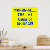 MARRIAGE..DE #1 Oorzaak van VERSCHILLING! Poster (Keuken)